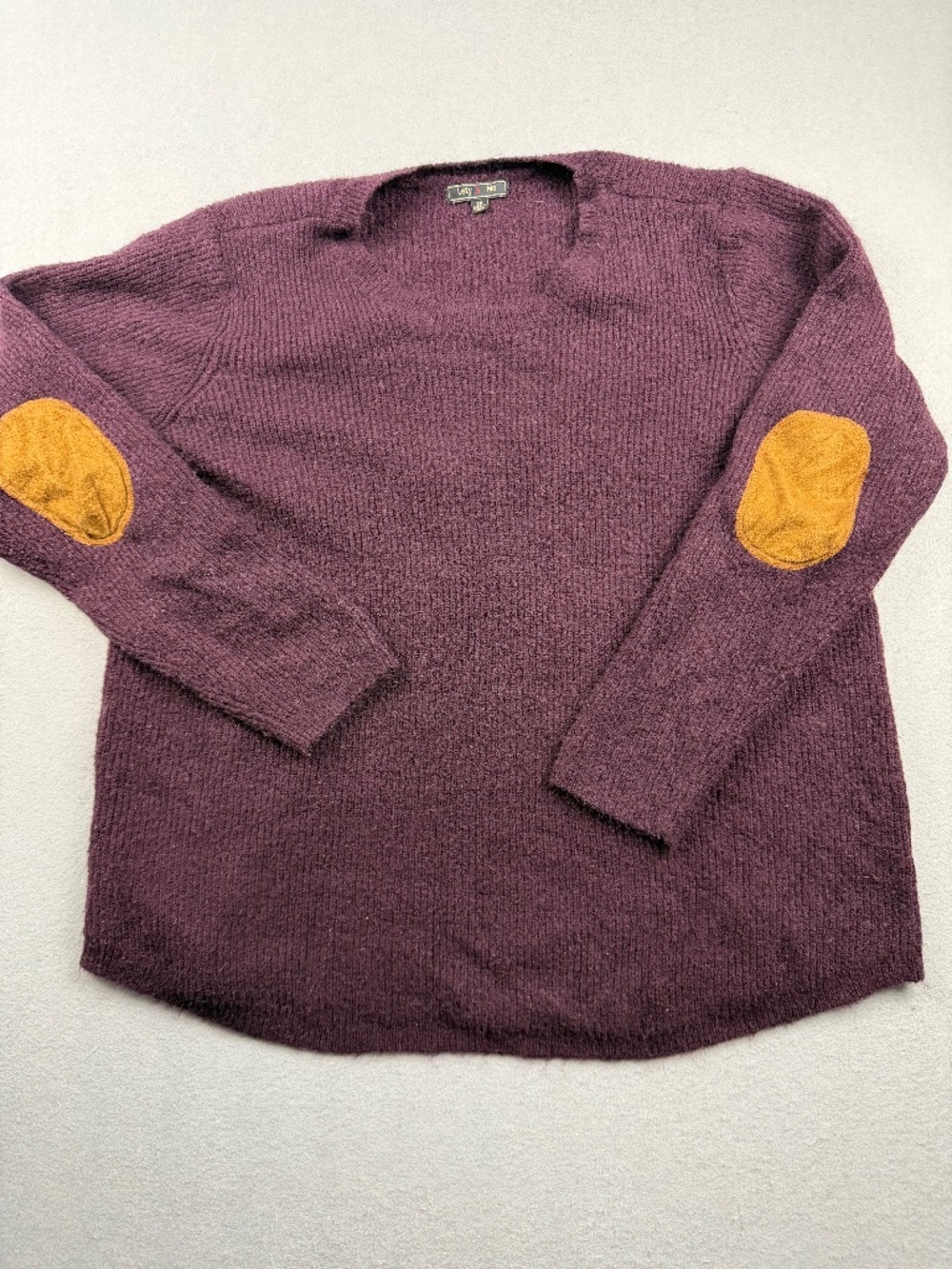 Lety & Me Burgundy Crewneck Sweater Size 2X